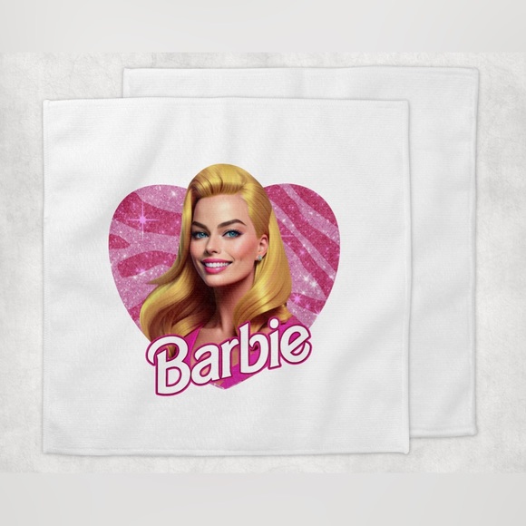 Barbie Other - Barbie Movie Margot Robbie Towel Pink Face Towel